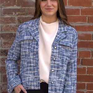 Liverpool Button Front Boxy Shacket